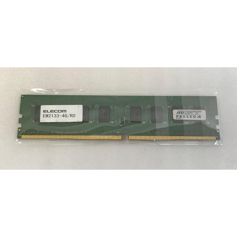 ELECOM PC4-2133P 4GB , PC4-17000 4GB 4GB DDR4デスクトップ用メモリ 288ピン ECC無し DDR4 DESKTOP RAM 4GB | ELECOM