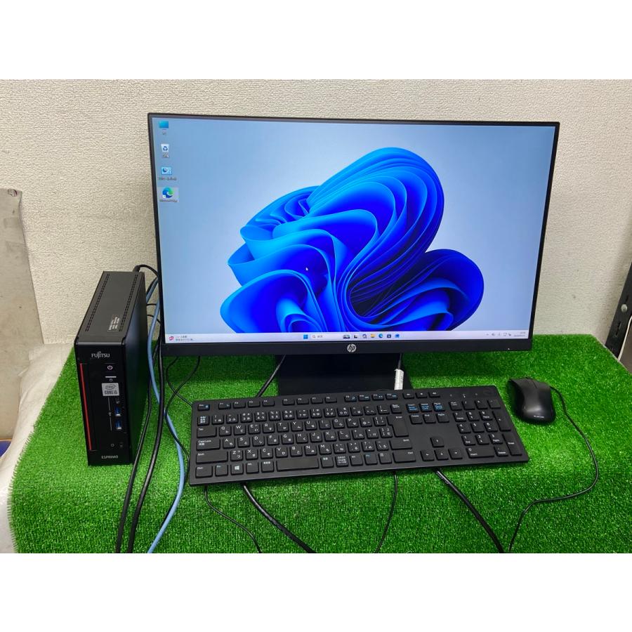 fujitsu esprimo Q7010/E i5-10th gen desktop pc i5第10世代 富士通 Win11 デスクトップ コンピュータ 23.8 インチ メモリ16GB SSD256GBの画像