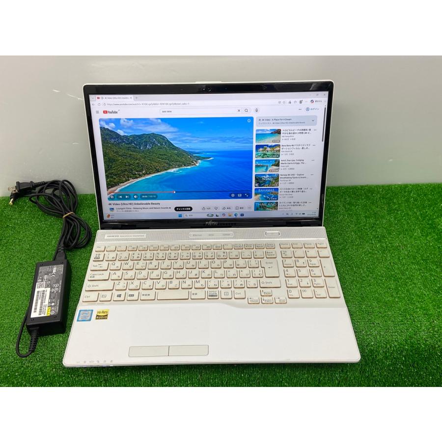 LIFEBOOK FUJITSU AH53/D1 FMVA53D1W i7第8世代 ノートPC Core i7 