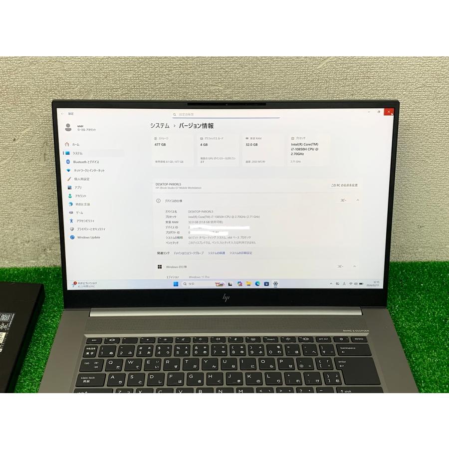 日本HP hp zbook studio g7 mobile workstation i7-10th gen laptop i7