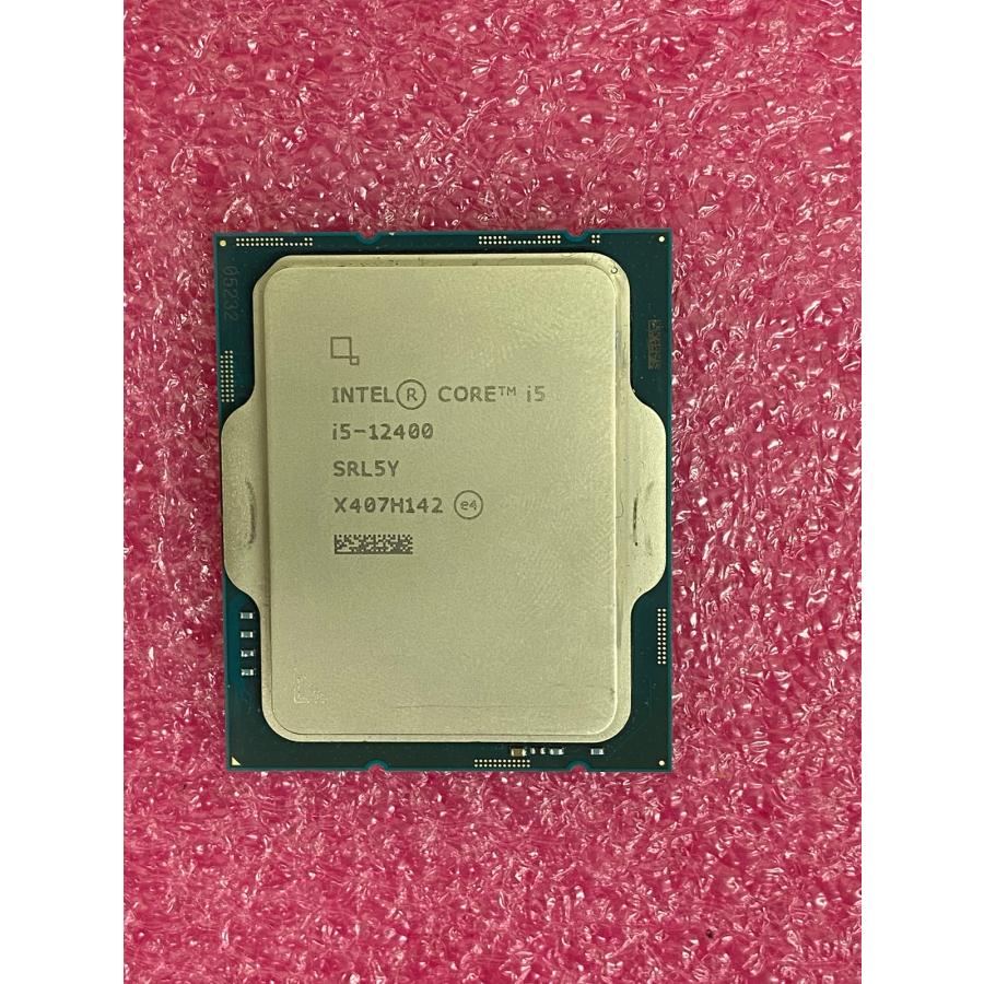 Intel Core i5-12400 CPU 12世代　SRL5Y インテル（intel） CPU Core i5-12400 SRL5Y INTEL CORE i5第12世代