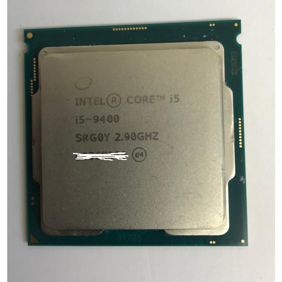 CPU インテル Core i5-9400 2.90GHz SRG0Y LGA1151 i5第9世代 プロセッサー Intel Core i5 9400 中古動作確認済み｜thanksjp