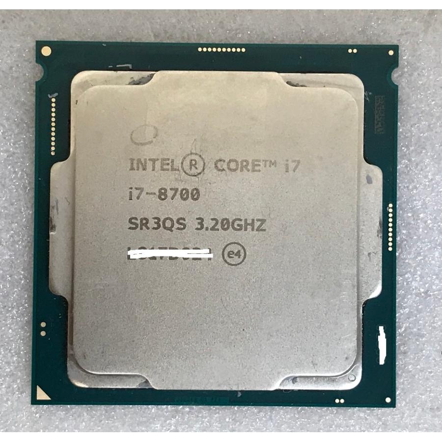 インテル CPU Core i7-8700 3.20GHz SR3QS LGA1151 Intel i7 インテル CPU Core i7-8700 3.20GHz SR3QS LGA1151 Intel i7