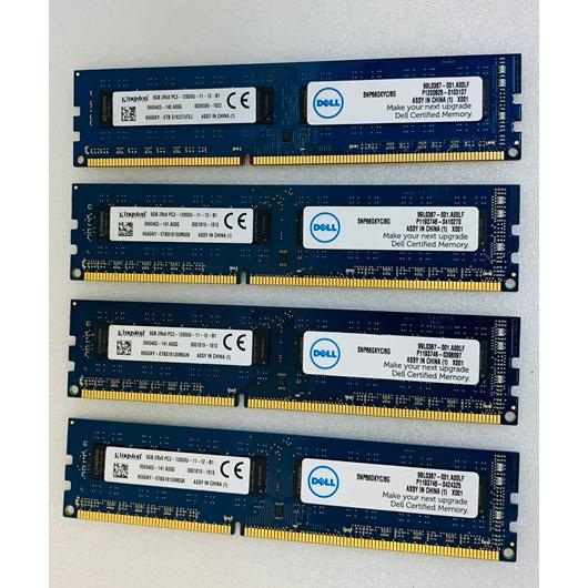 Kingston KINGSTON PC3-12800U 32GB 8GB 4枚 DDR3 デスクトップ用 