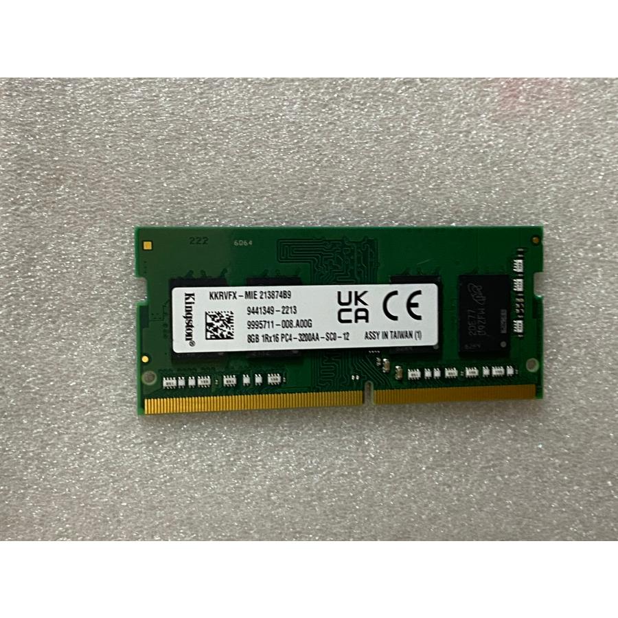 Kingston（キングストン） KINGSTON 1Rx16 DDR4-3200 PC4-25600 8GB