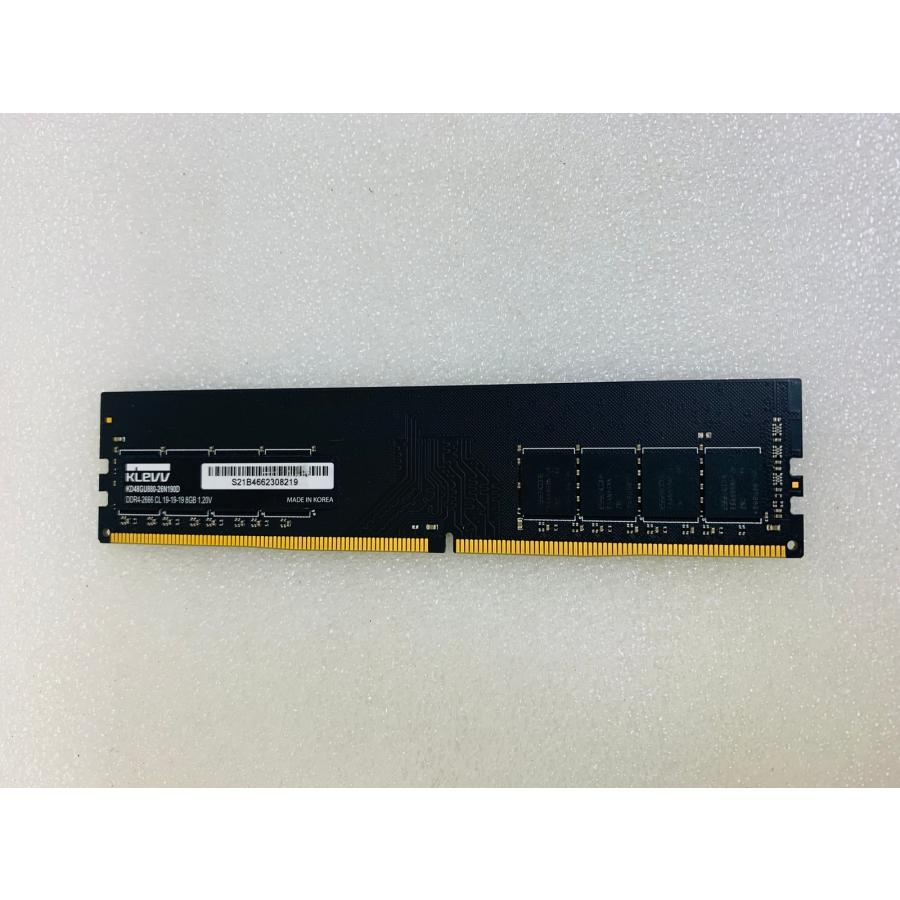 KLEVV DDR4-2666 8GB PC4-2666V DDR4 デスクトップ用 メモリ ECC無し