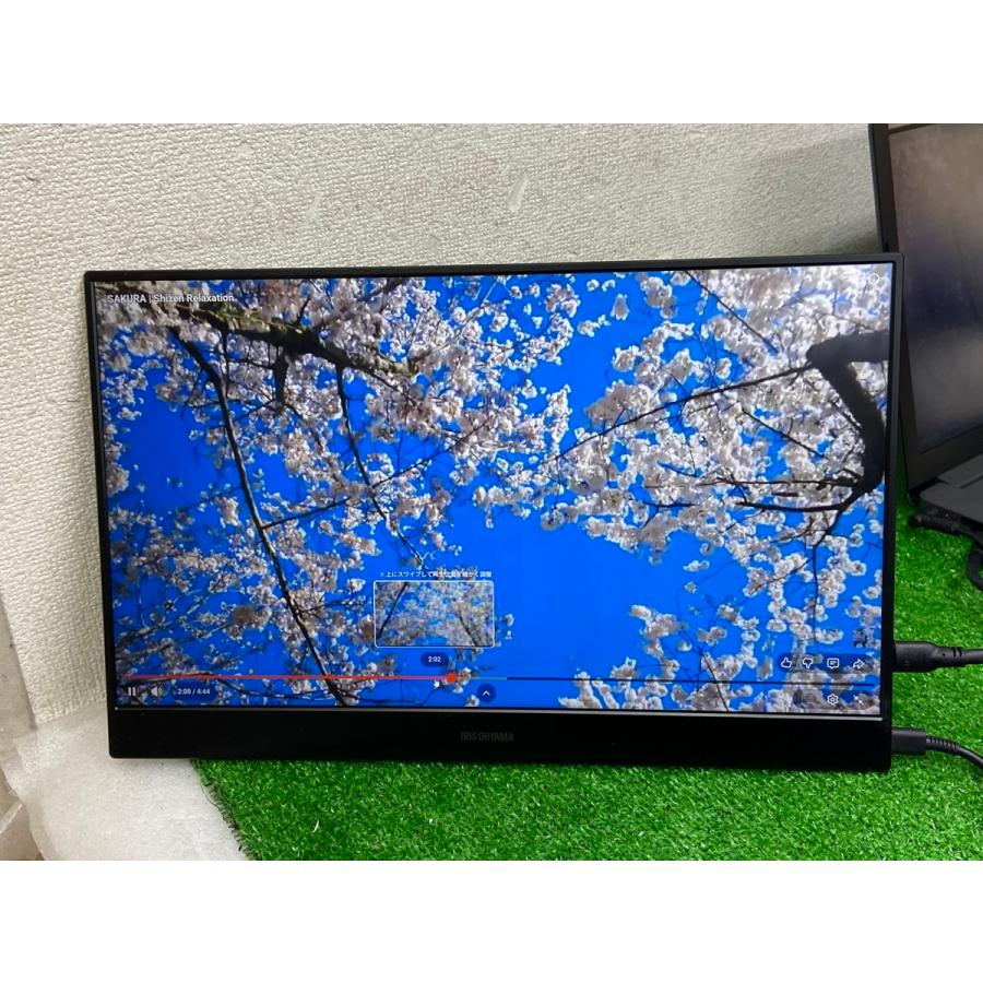 アイリスオーヤマ　モバイルモニター（LUCA）　15.6インチ luca ポータブルモニター 15.6 インチ 2020年製 ILD -A15262KS-B