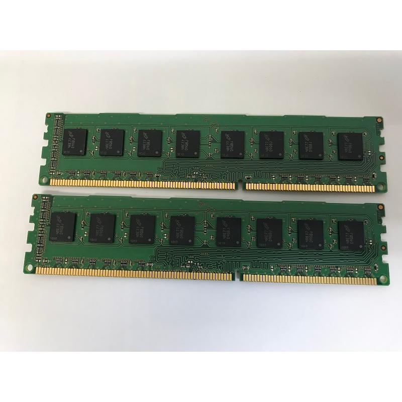 円高還元MICRON 2rX8 PC3-12800U 16GB メモリ 8GB 1セット 240ピン 2枚で 16GB DDR3 RAM  デスクトップ用 2枚組 DDR3 DESKTOP 8GB DDR3-1600 メモリー