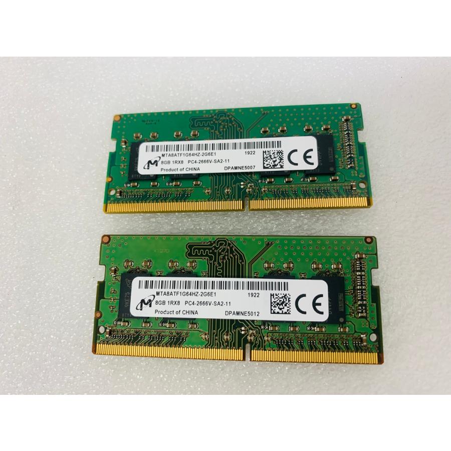 Micron ノート用メモリ PC4-2666V-SA2-11 8GB×20枚