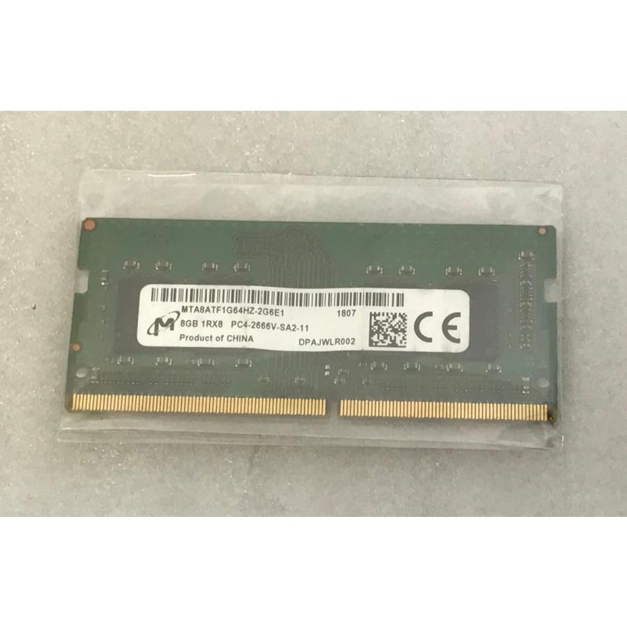 MICRON PC4-2666V 8GB DDR4 ノートパソコン用メモリ DDR4-21300 8GB  