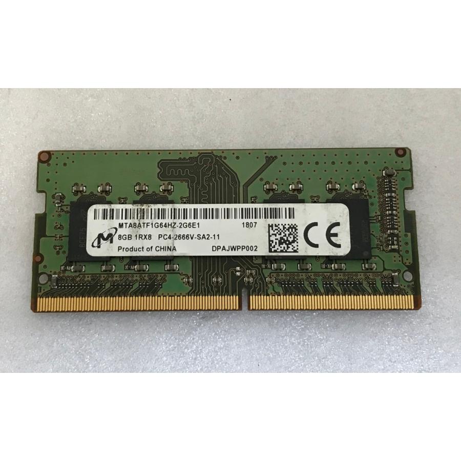 MICRON PC4-2666V 8GB DDR4 ノートパソコン用メモリ DDR4-21300 8GB  