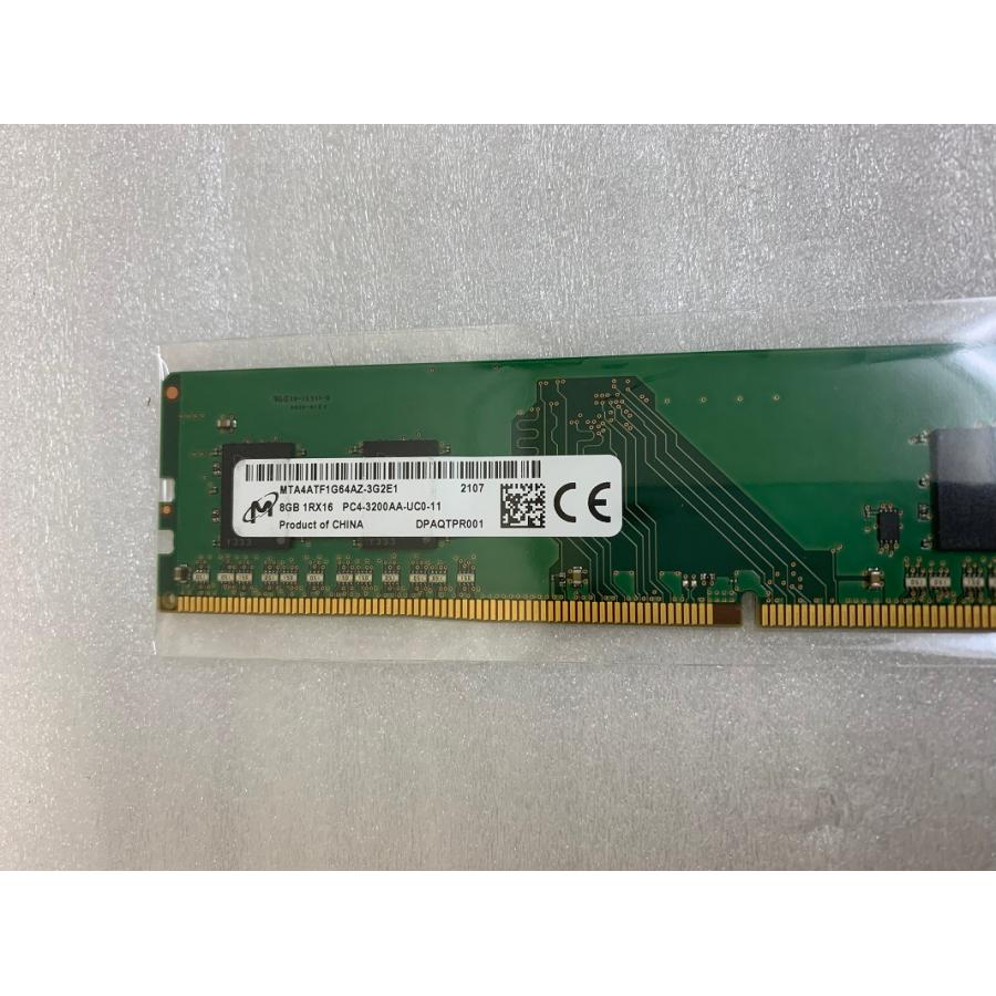 マイクロン デスクトップ PCメモリ PC4 8GB Micron（マイクロン） MICRON 1Rx16 DDR4-3200 8GB DDR4 DESKTOP RAM