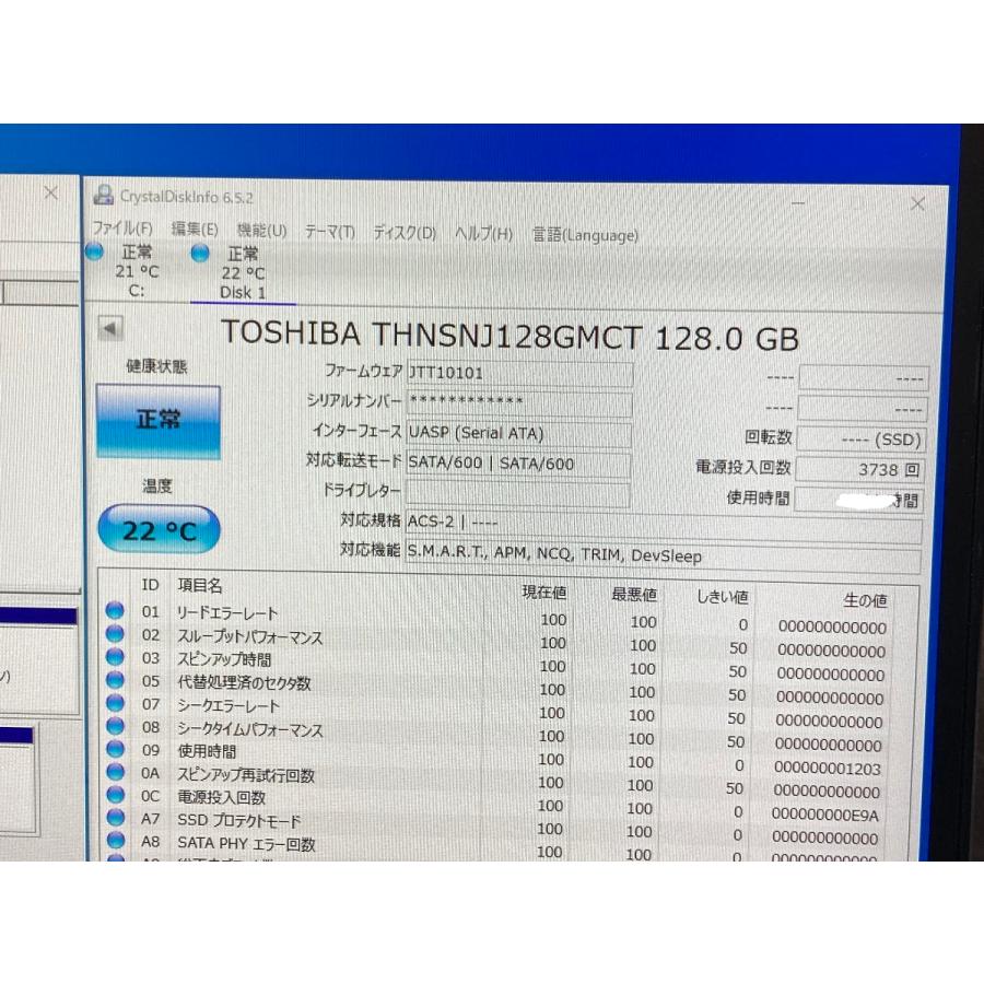 TOSHIBA（東芝） mSATA SSD128B TOSHIBA THNSNJ128GMCT MSATA SSD