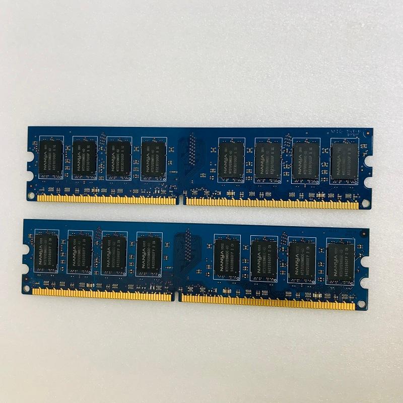PC2-6400 DDR2-800 2GB*2本=4GB デスクトップ用DDR2メモリ SAMSUNG