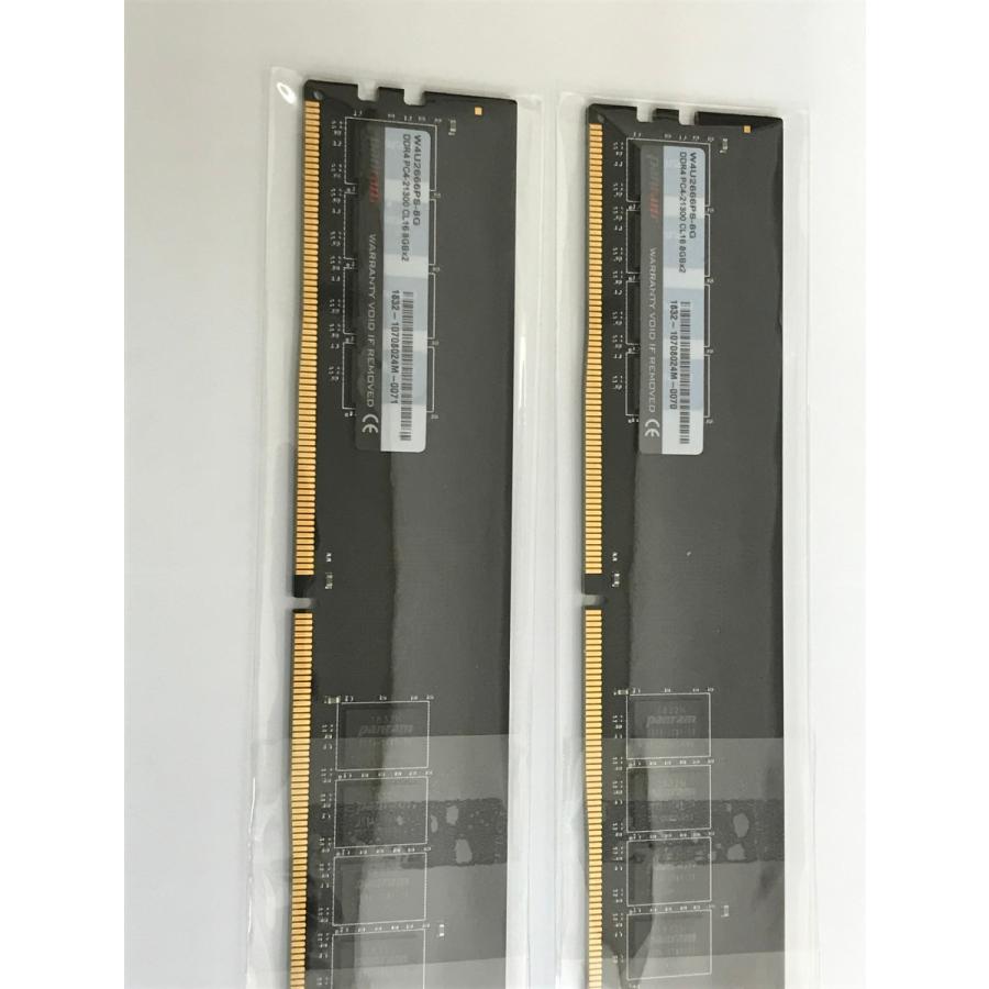 PANRAM PC4-2666V 8GB 2枚組 1セット 16GB DDR4 デスクトップ用メモリ