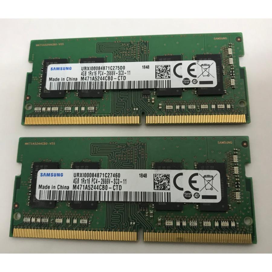 PC用メモリ PC4-2666V 8GB × 44枚セット SAMSUNG（サムスン） ddr4 8gb ノート用 SAMSUNG PC4-2666V 8GB 4GB 2