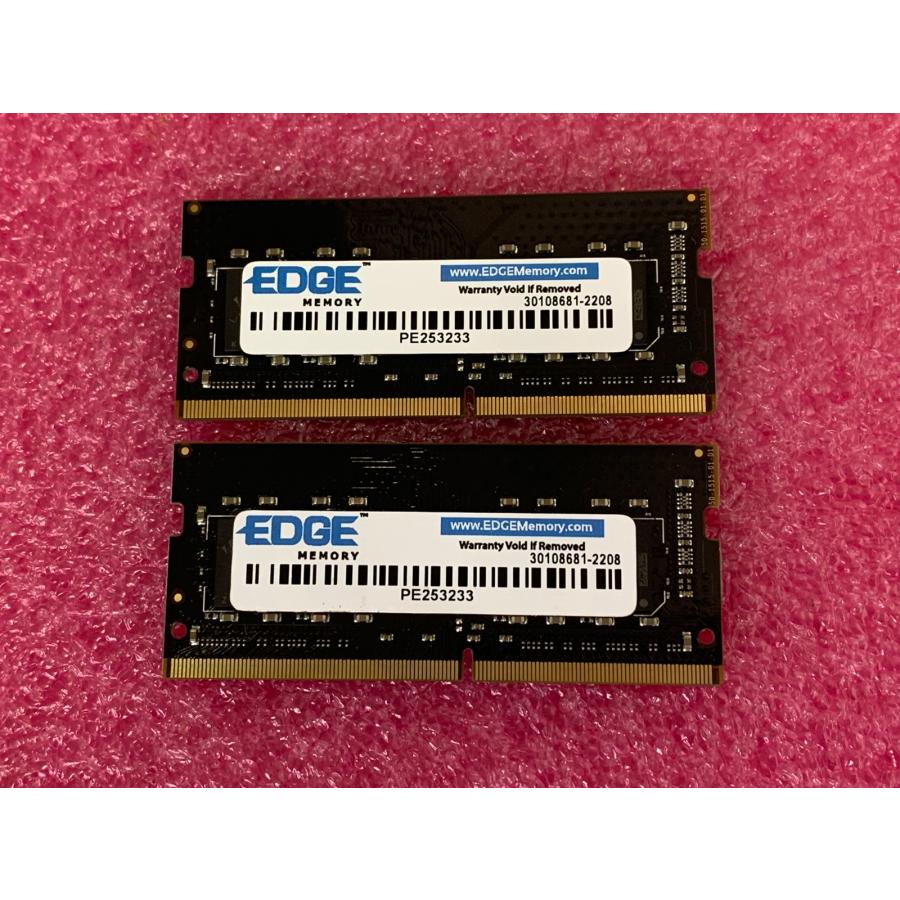 EDGE ddr4 16gb ノート Edge PC4-3200 8GB 2枚で 16GB DDR4ノート