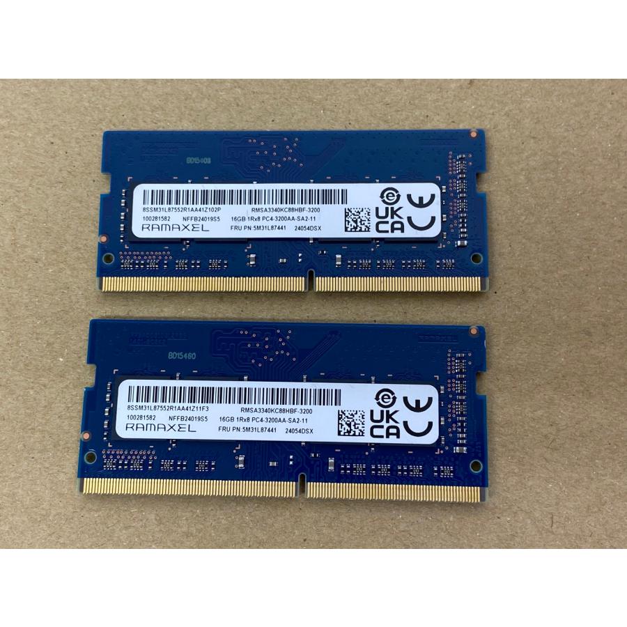 RAMAXEL 32GB DDR4 3200MHz ノートPC用メモリ ddr4-3200 ノート用 32gb RAMAX3L DDR4-3200 16GB 2枚で 32GB DDR4