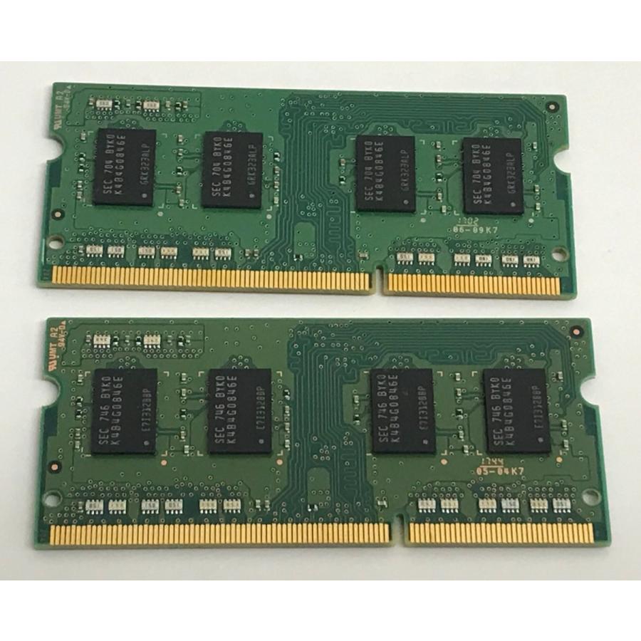 SAMSUNG 1Rx8 PC3L-12800S 4GB 2枚で 8GB DDR3L ノートPC用 メモリ 204ピン DDR3L-1600 4GB 2枚で 8GB DDR3L LAPTOP RAM｜thanksjp｜03