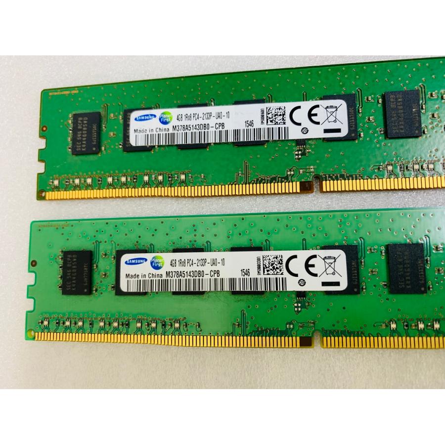 SAMSUNG PC4-2133P-UAO-10 DDR4 2133P 4GB 2枚 8GB DDR4-17000 8GB 288ピン PC3-2133 4GB 2枚 8GB DDR4デスクトップ用メモリ｜thanksjp｜02