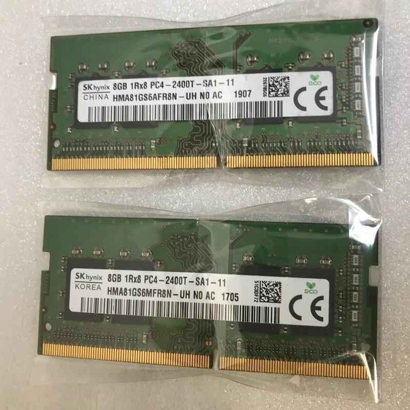 SK hynix HYNIX PC4-2400T 8GB 2枚組 1セット 16GB DDR4ノート SK hynix HYNIX PC4-2400T 8GB 2枚組 1セット 16GB DDR4ノート