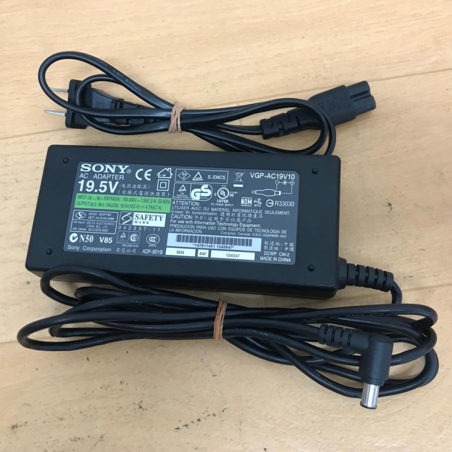 SONY ACアダプター 19.5V=4.7A 100V-240V VGP-AC19V10 ソニーノートPC用 ACアダプタ  SONY AC ADAPTER 中古  動作確認済み｜thanksjp｜03