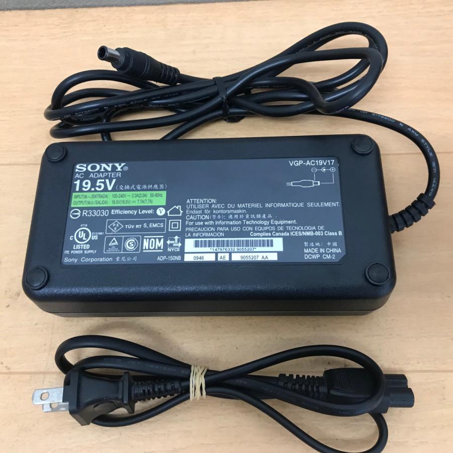 SONY 19.5V=7.7A AC ADAPTER SONY ACアダプター 19.5V=7.7A 100240v VGPAC19V17