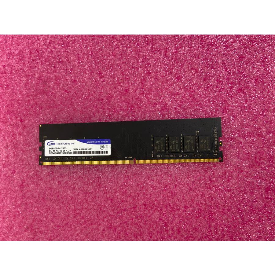 TEAMGROUP 8GB DDR4 2133MHz メモリ8G Team Group（チームグループ） TEAM PC4-2133 8GB DDR4 デスクトップ用