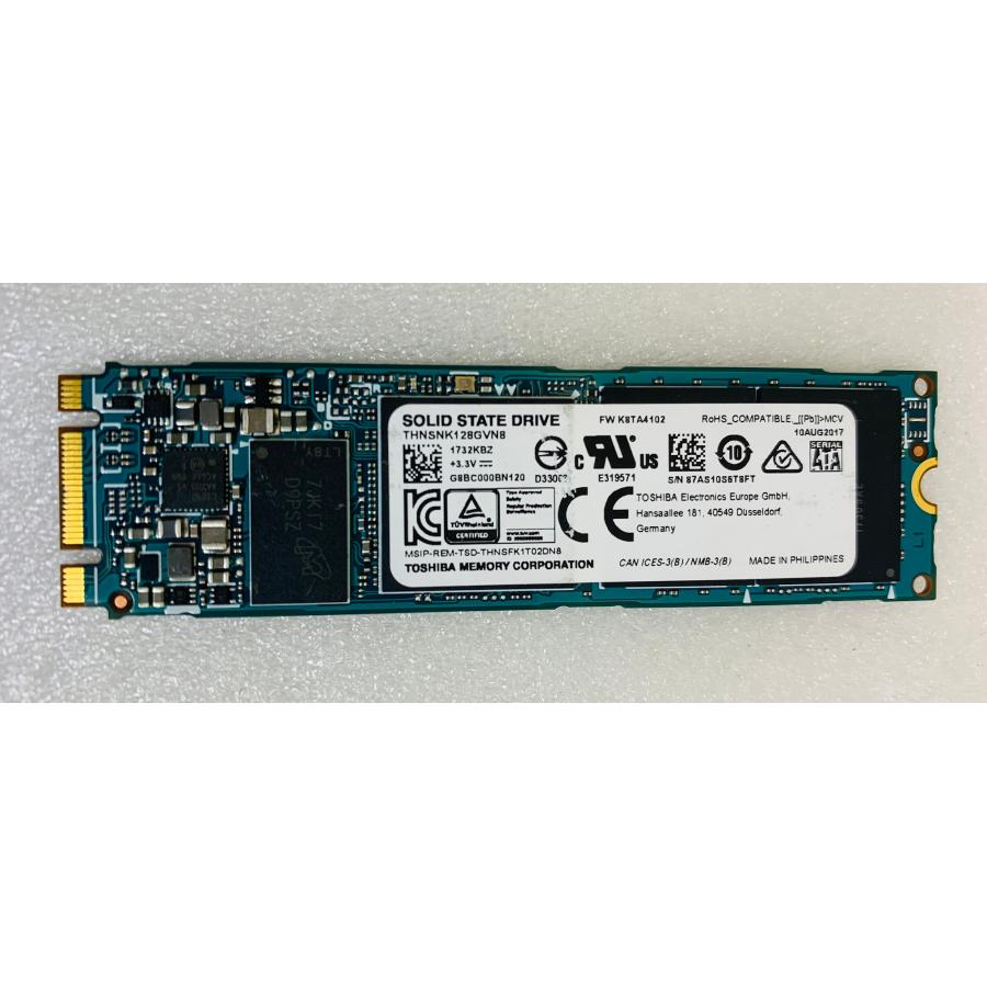 TOSHIBA（東芝） M.2 SSD128GB TOSHIBA THNSNK128GVN8 SATA M.2
