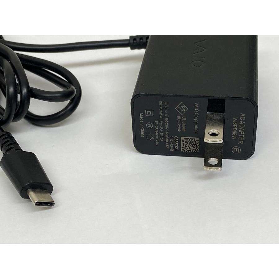 VAIO type C 65W Type-C ACアダプター VJ8PD65W 出力電圧 Output