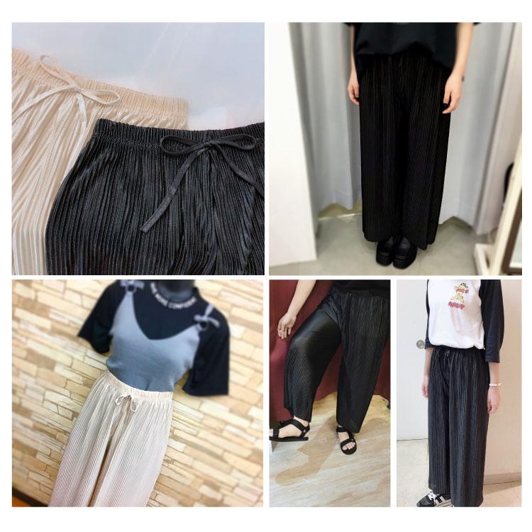 10点以上送料無料 サンキューマート公式 太リブサテン風パンツ 01 サンキューマート Web Shop 通販 Yahoo ショッピング