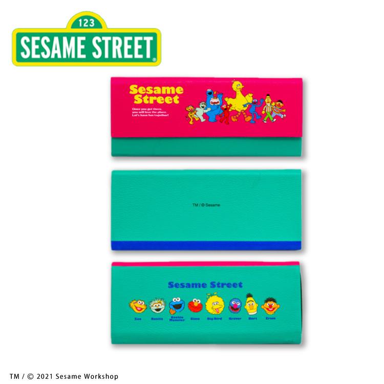 海外 4 290円以上送料無料 サンキューマート公式 セサミストリート コラボ 折りたたみメガネケース Wantannas Go Id
