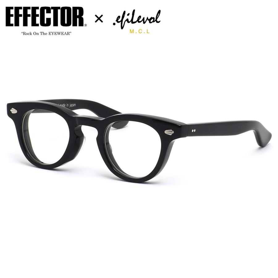 EFFECTOR × .efiLevol エフェクター メガネ 10th AW BK 43サイズ  