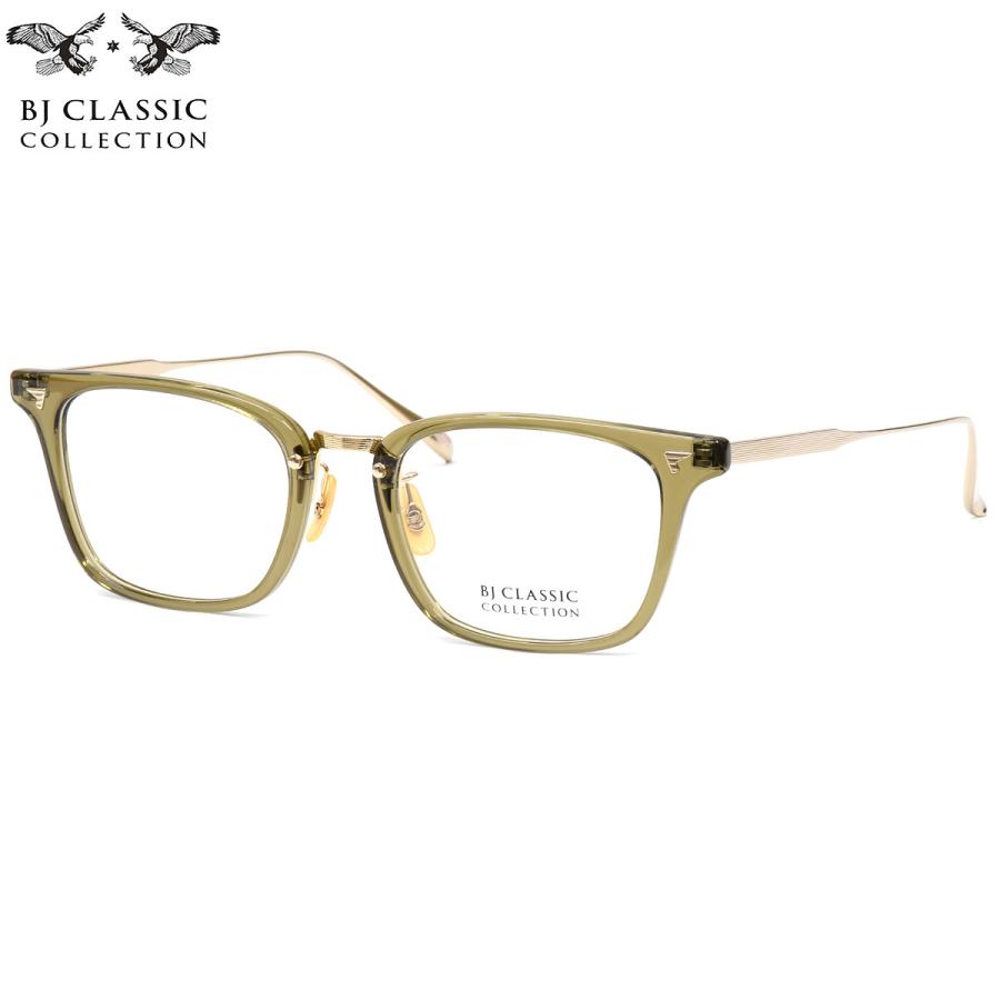 極美品□BJ CLASSIC COLLECTION/BJクラシックコレクション COM-559GT ウェリントン メガネ/アイウェア ブラウン系 53□21-145 日本製 度入 極美品□BJ CLASSIC COLLECTION/BJクラシックコレクション COM-559GT