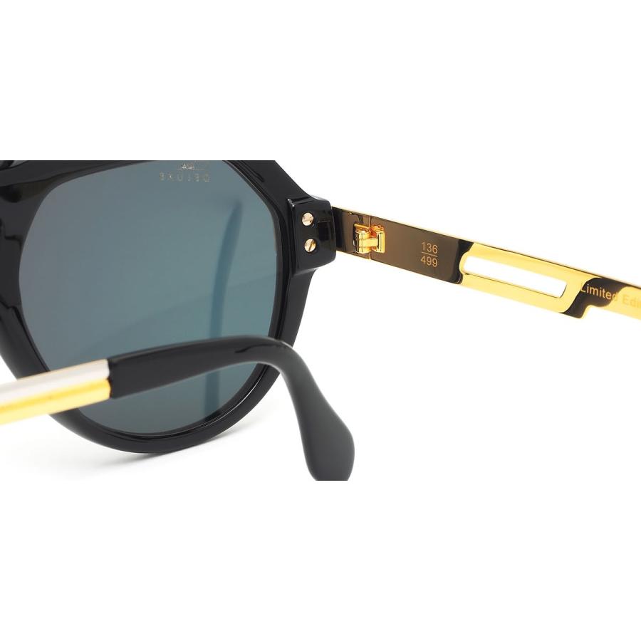 [大特価] CAZAL カザール サングラス 634/3 001 59サイズ LEGENDS レジェンズ DELUXE デラックス 限定仕様 Limited Edition ティアドロップ ミラーレンズ 24K セレブ 【MYK1394135361】(50600円)