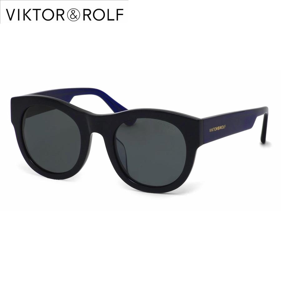 ヴィクター&ロルフ VIKTOR ＆ ROLF サングラス 71-0127 01 50サイズ ラウンド レトロ モダン バイカラー ラ :71 ...