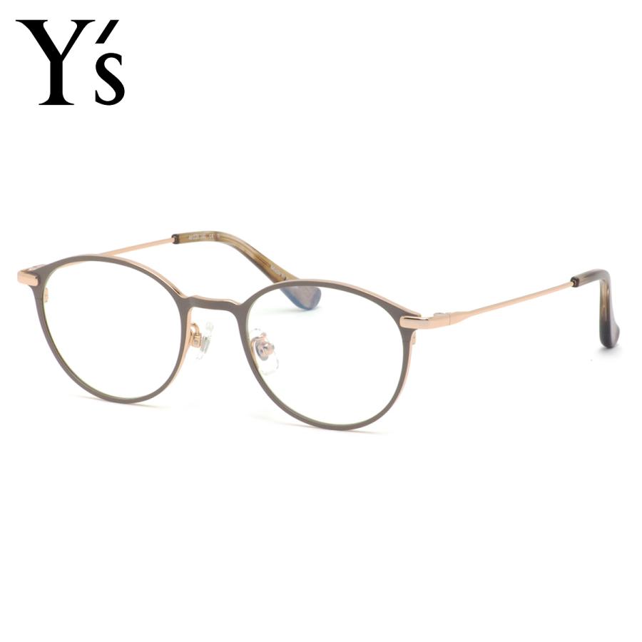 Yohji Yamamoto ワイズ 81-0016 03 48 メガネ 伊達メガネレンズ付 Y 