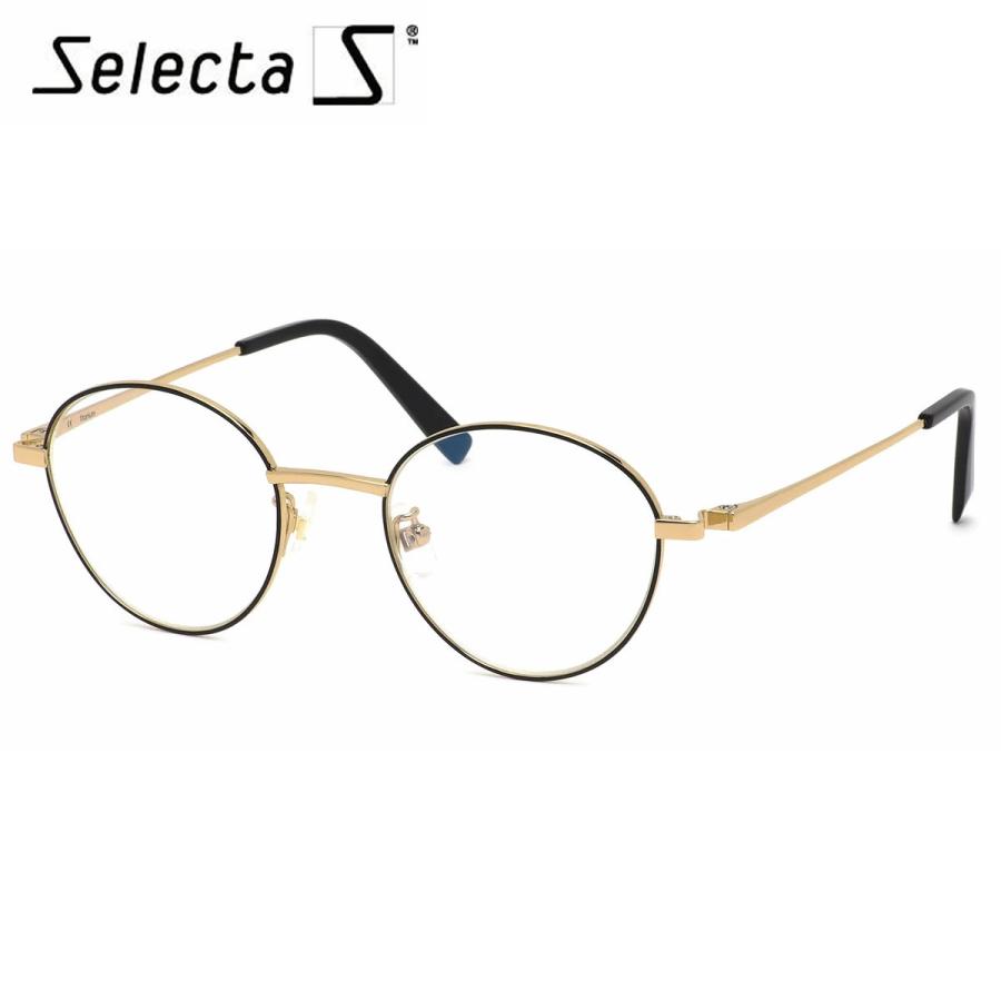 selecta セレクタ メガネ 87-0002 1 48サイズ ボストン クラシック ヴィンテージ レトロ 近視 乱視 遠視 老眼