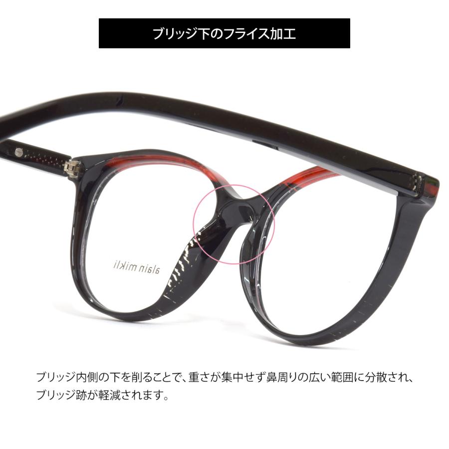alain mikli（アランミクリ） メガネ A03501 005 54 alain mikli 点描