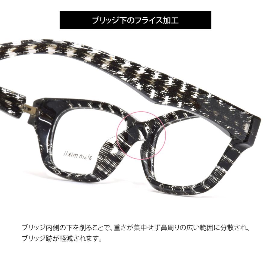 alain mikli アランミクリ メガネ A03516 003 50 ダミエ 市松