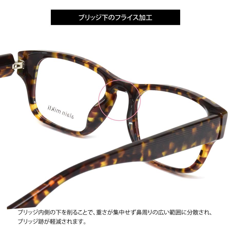 alain mikli アランミクリ メガネ A03518 001 52 : メガネ・サングラス  