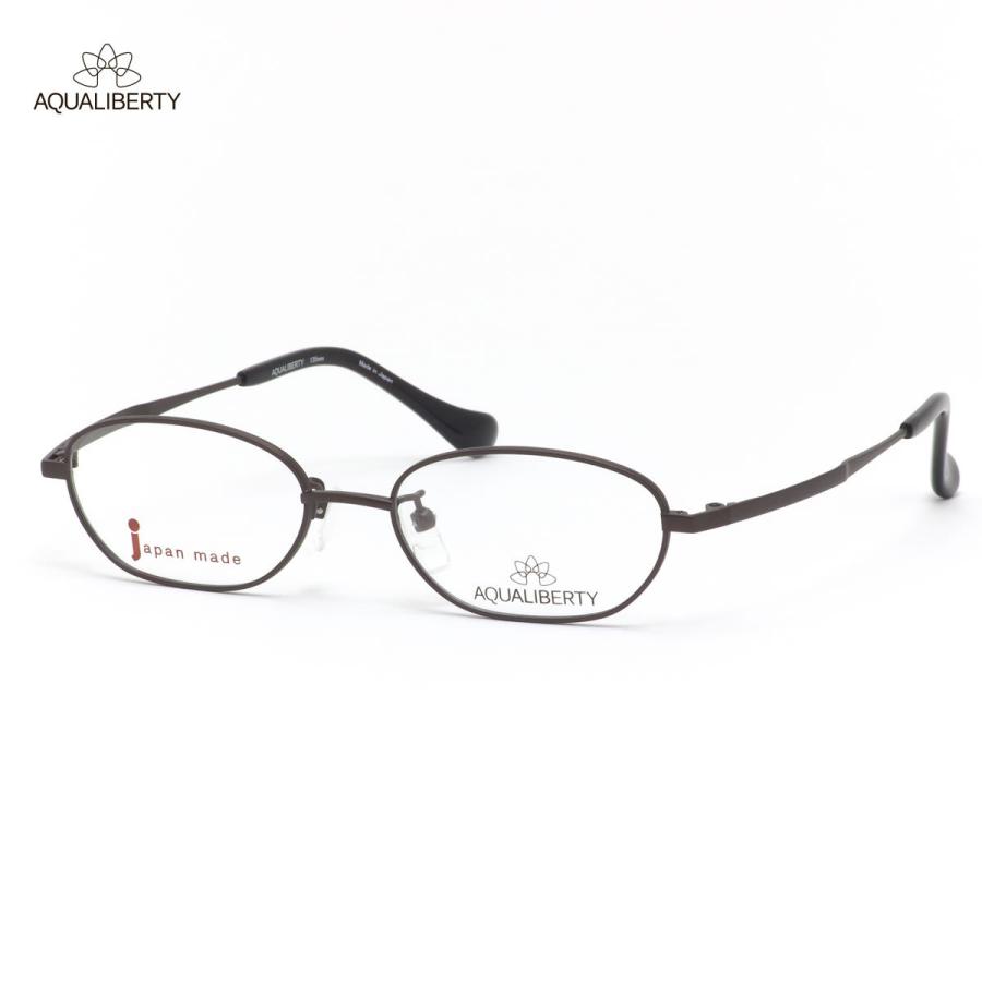 アクアリバティ メガネ AQ22522 BR 48 AQUALIBERTY つやなし