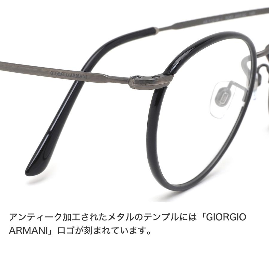Giorgio Armani チタン製オーバルメガネ メガネフレーム GIORGIO ARMANI ジョルジオ・アルマーニ 195A