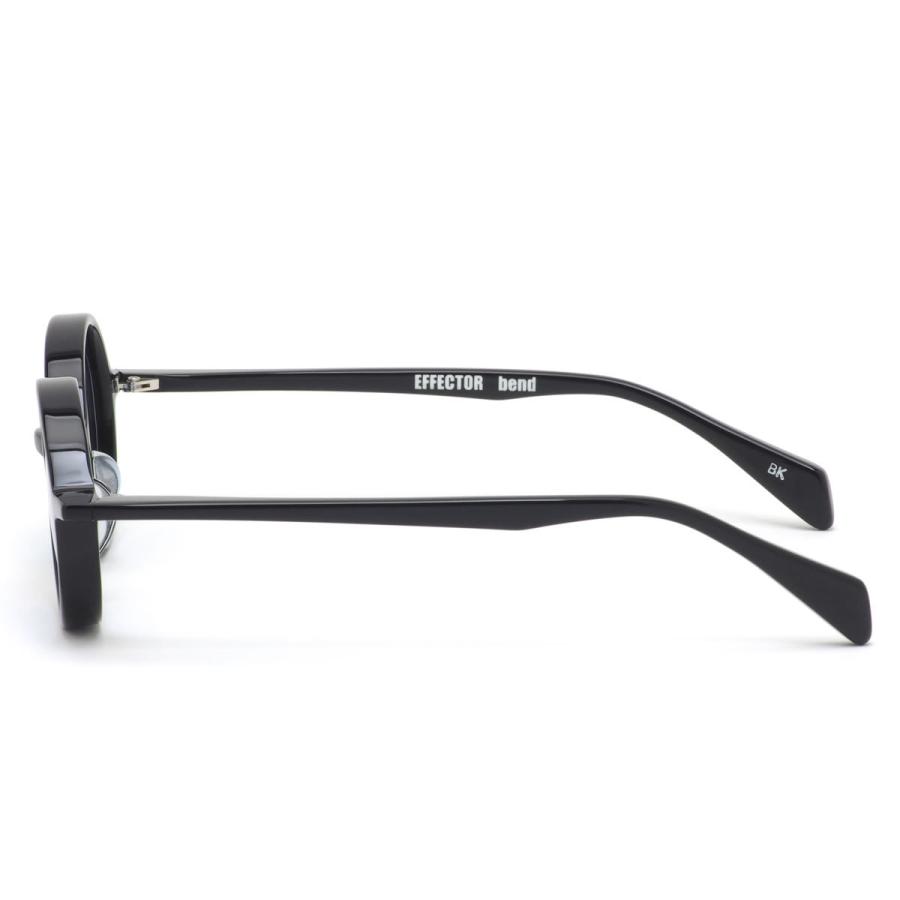 エフェクター サングラス bend BKBL 45 EFFECTOR ベンド 黒縁 くろぶち ライトブルー made in Japan 日本製_3