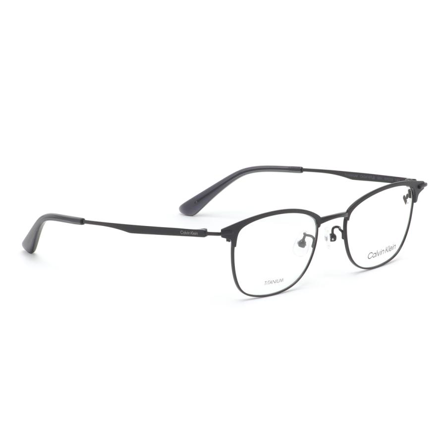 【新品】 メンズ カルバンクライン メガネ ck24107lb-001 51mm   眼鏡 おしゃれ ck24107lb 001 めがね サーモント ブロー 型 ブラック 黒縁 黒ぶち フルリム titanium チタン フレーム Calvin Klein（カルバン・クライン） メガネ CK24107LB 001 51 Calvin