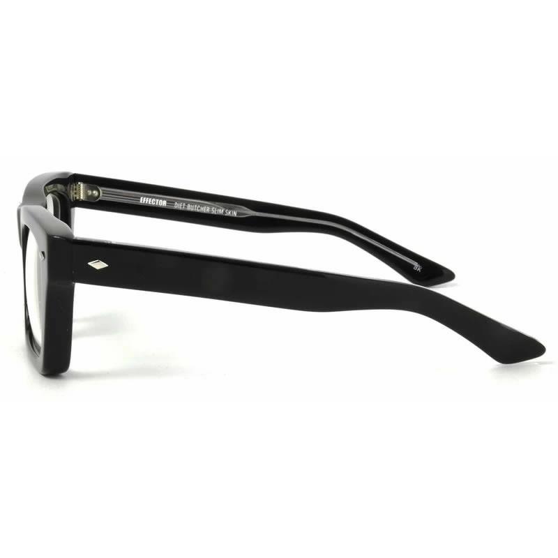 EFFECTOR × DIET BUTCHER SLIM SKIN エフェクター メガネ DIRT BK 53サイズの画像