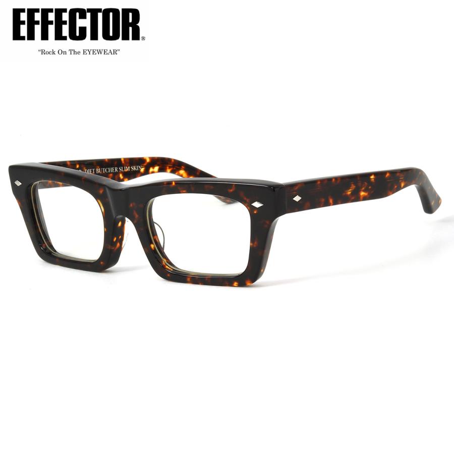 EFFECTOR × DIET BUTCHER SLIM SKIN エフェクター メガネ DIRT TUR 53 