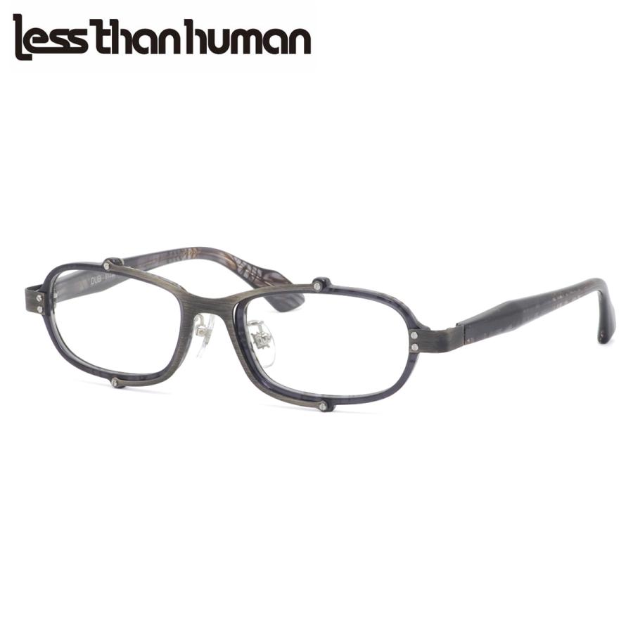 LESS THAN HUMAN メガネ 0サ0カ4キ Less than human（レスザンヒューマン） メガネ DUB 89 51 Less than