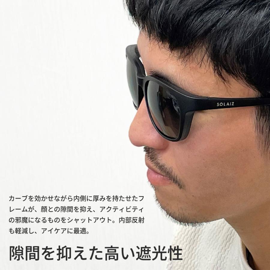 SOLAIZ EIGHT HAKU マットブラック スポーツサングラス 楽天市場