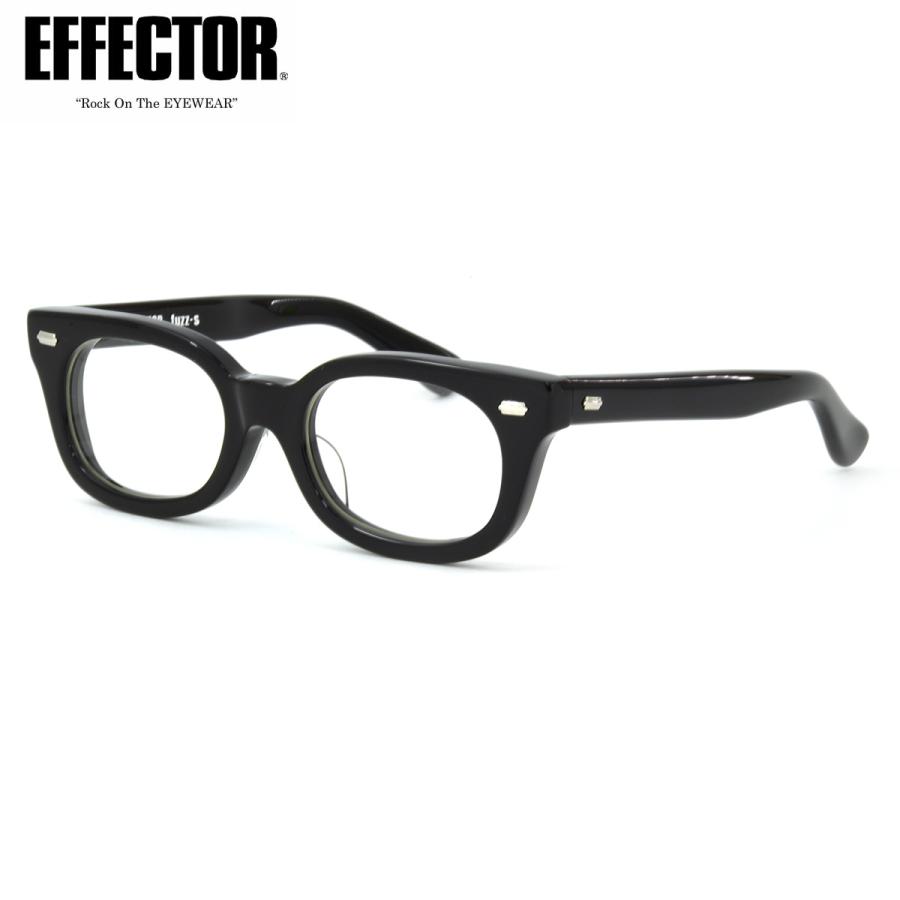 EFFECTOR エフェクター メガネ fuzz-s BK 48サイズ : メガネ